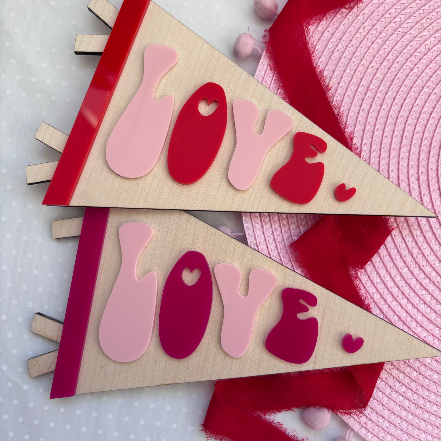 Valentines Love Pennant