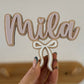 Bow Bedroom Door Plaque