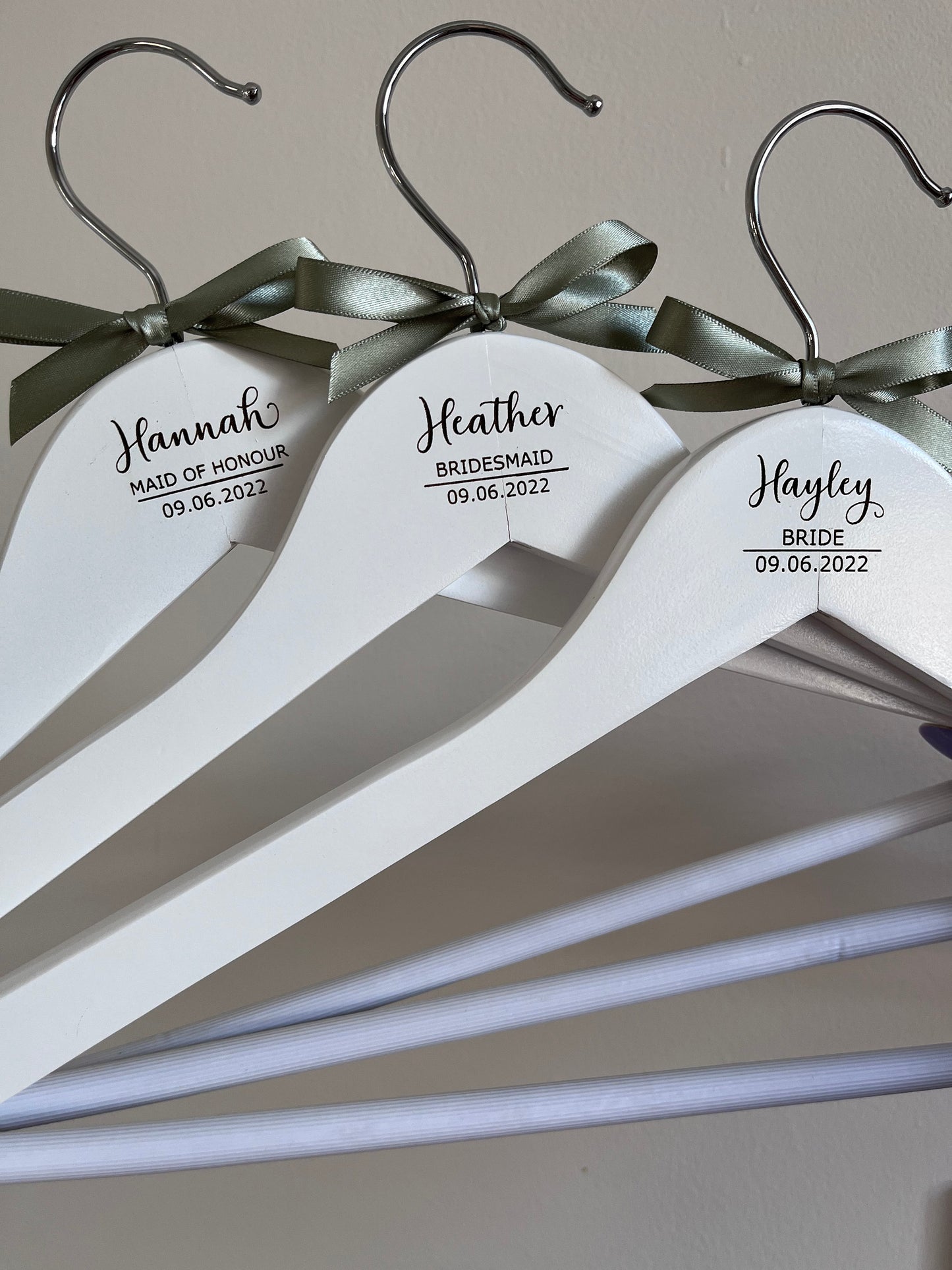 Personalised Wedding Coathangers