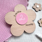 Personalised Flower Milestone Marker