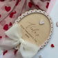First Valentine’s Day Personalised Plaque