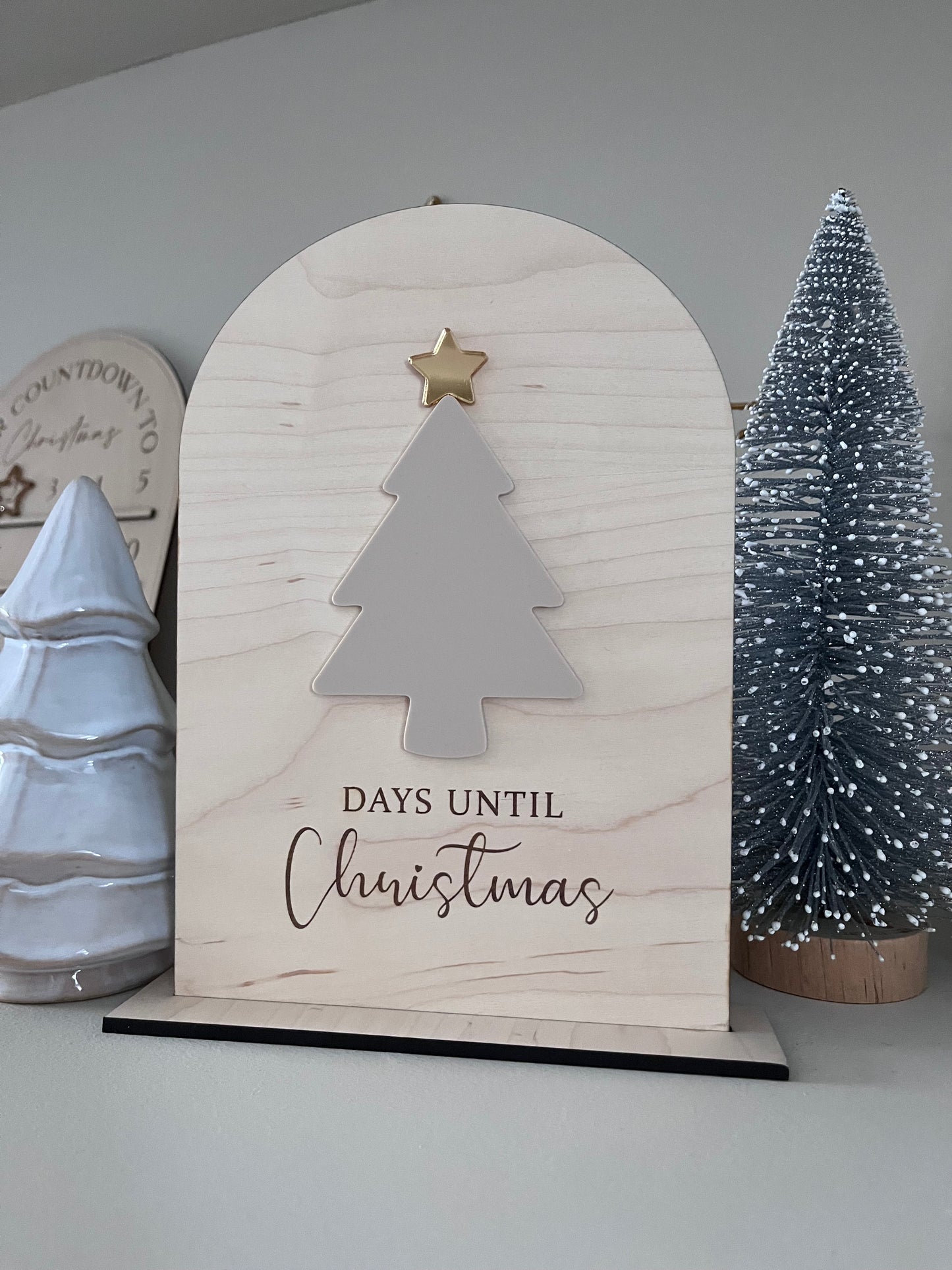 Christmas Countdown Plaque