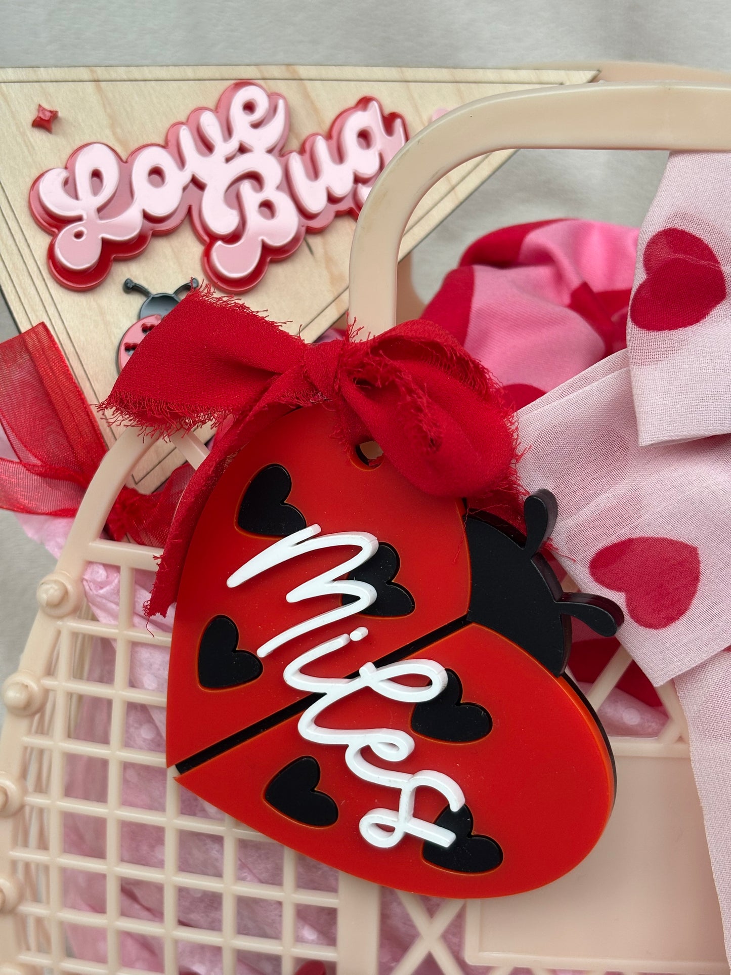 Heart Love Bug Tag