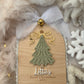 First Christmas Photo Plaque & Bauble - Christmas Tree