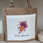 Personalised Bow Pencil Tote Bags