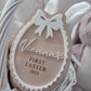 Personalised First Easter Scallop Plaque