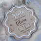 Santa Stop Here Personalised Plaque