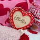 Valentines Scallop Heart Tag