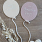 Personalised Acrylic Balloon Plaque