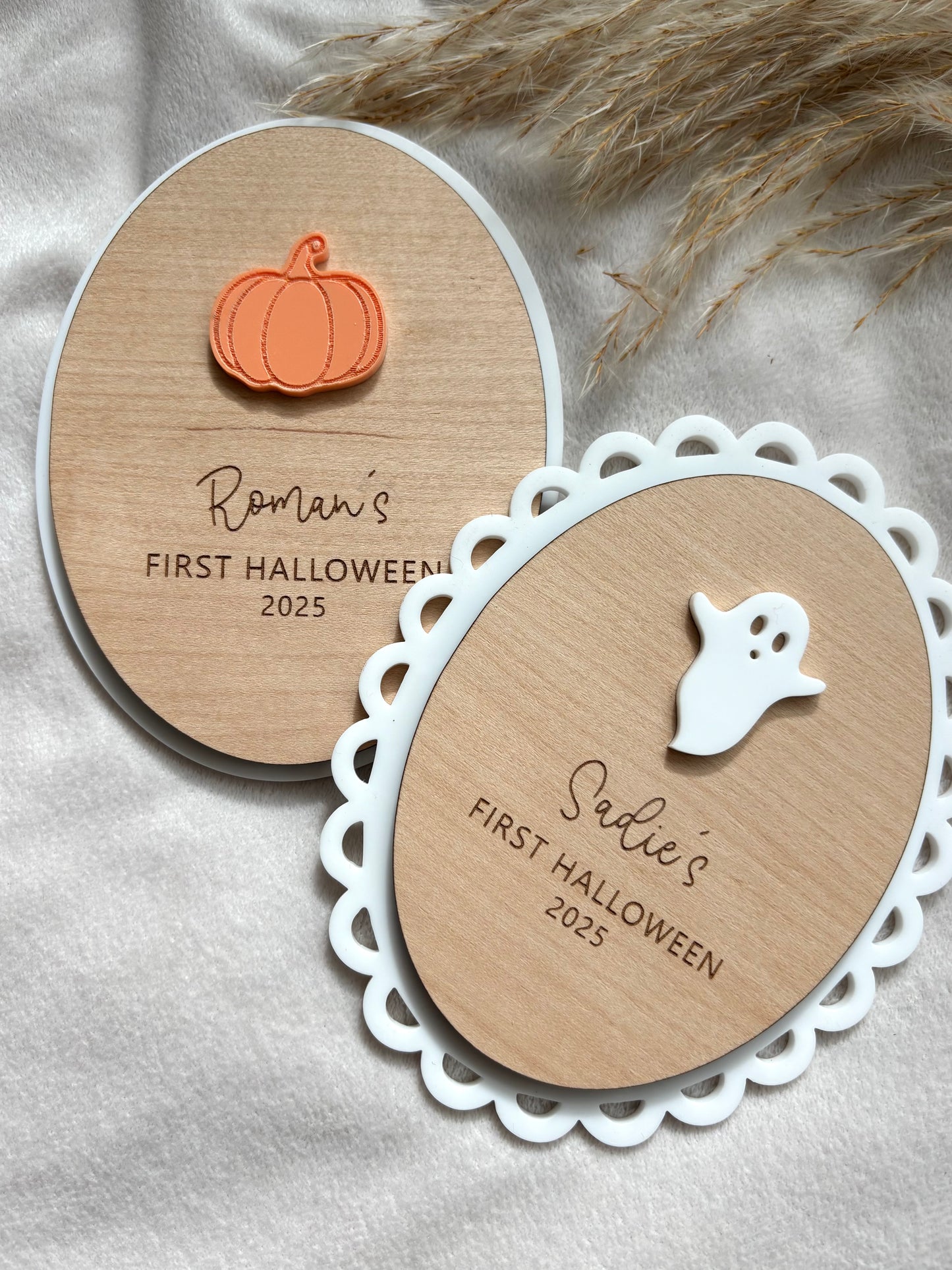 My First Halloween Plaque