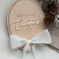 My First Christmas Personalised Plaque - Oval