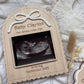 Personalised Pregancy Announcement Scan Holder Frame