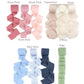 Hello World Baby Name Plaque with Chiffon Ribbon