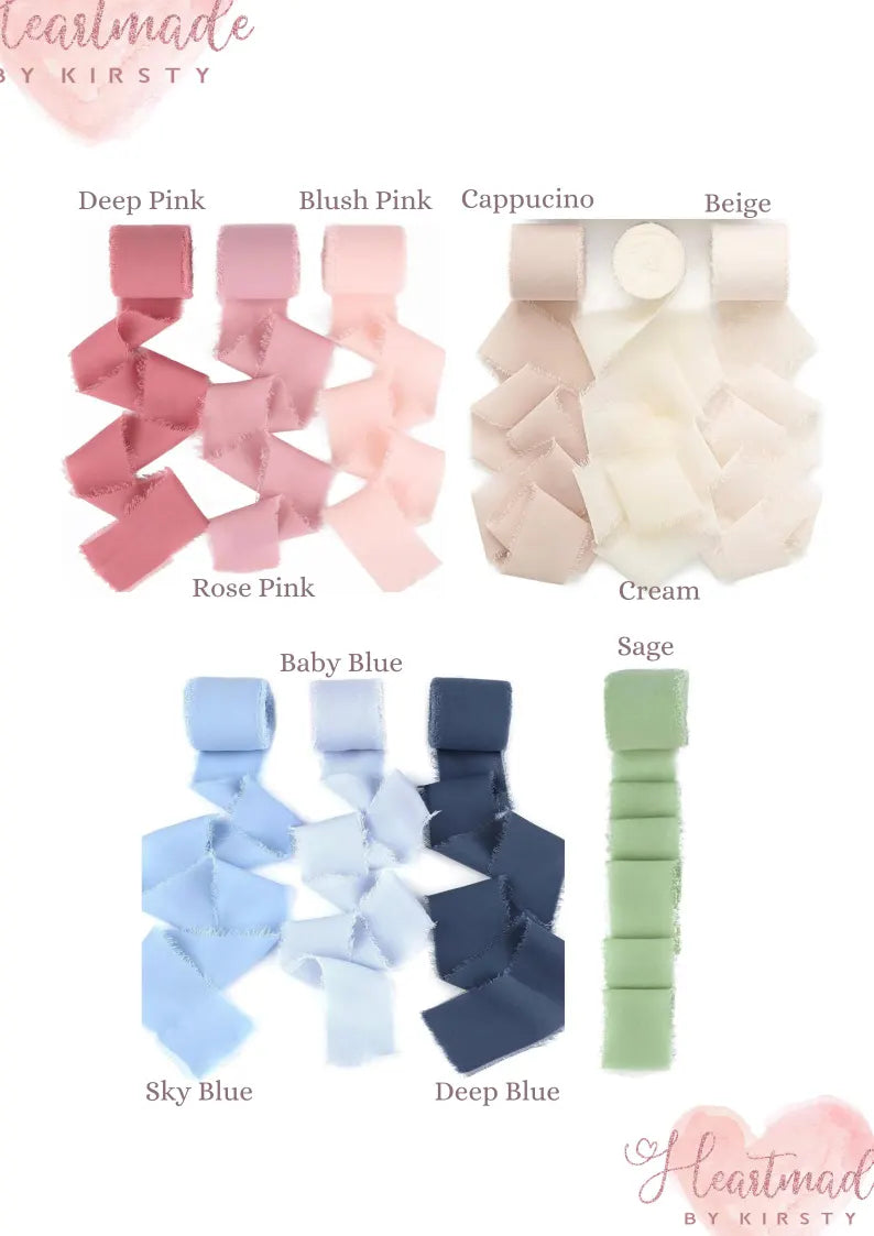 Hello World Baby Name Plaque with Chiffon Ribbon