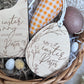 Personalised My First Easter Egg Basket Tag