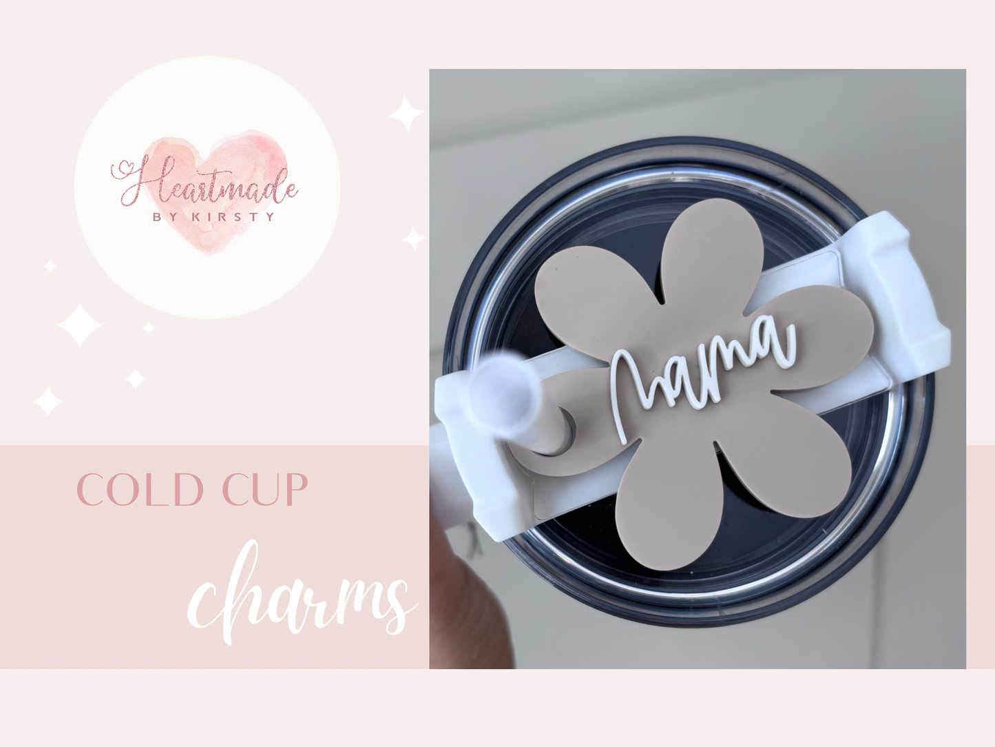 Personalised Cold Cup Charm - Teacher