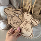 My First Easter Wooden Bunny Plaque