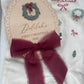 My First Christmas Personalised Plaque - Wreath