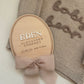 Personalised Wooden Birth Announcement Plaque with Chiffon Ribbon