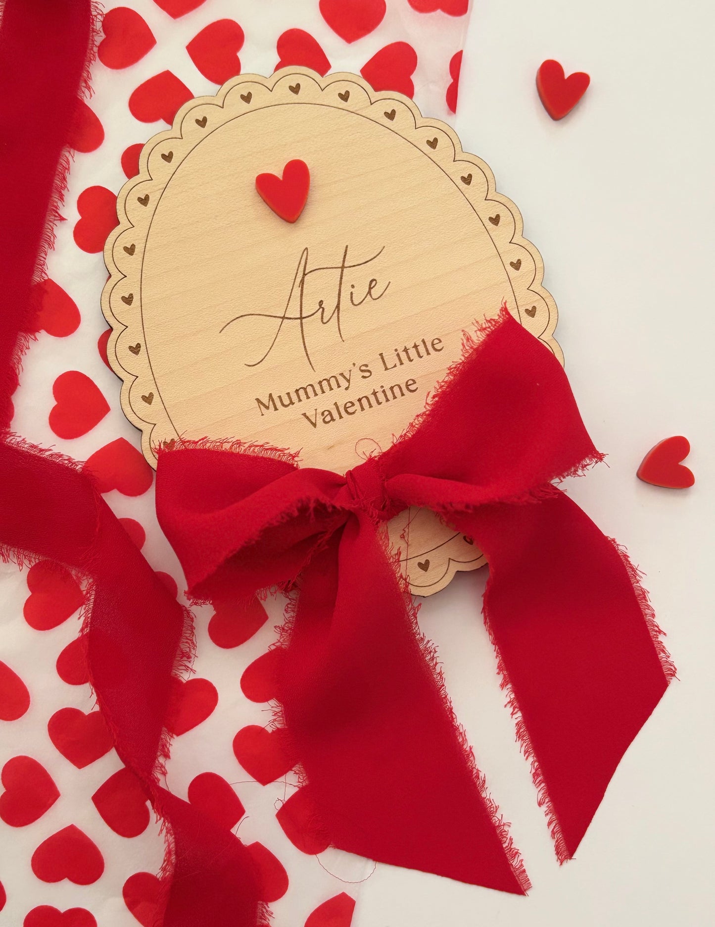 First Valentine’s Day Plaque