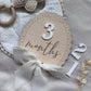 Ribbon Scallop Monthly Milestone Markers Set