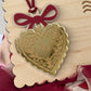 Gold Locket Heart Tag
