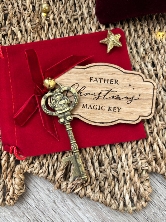Personalised Father Christmas Magic Key