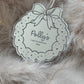 Personalised Christmas Wreath Bauble