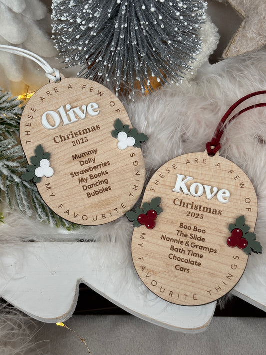 Favourite Things Baby’s First Christmas Keepsake Bauble