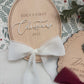My First Christmas Personalised Plaque - Oval