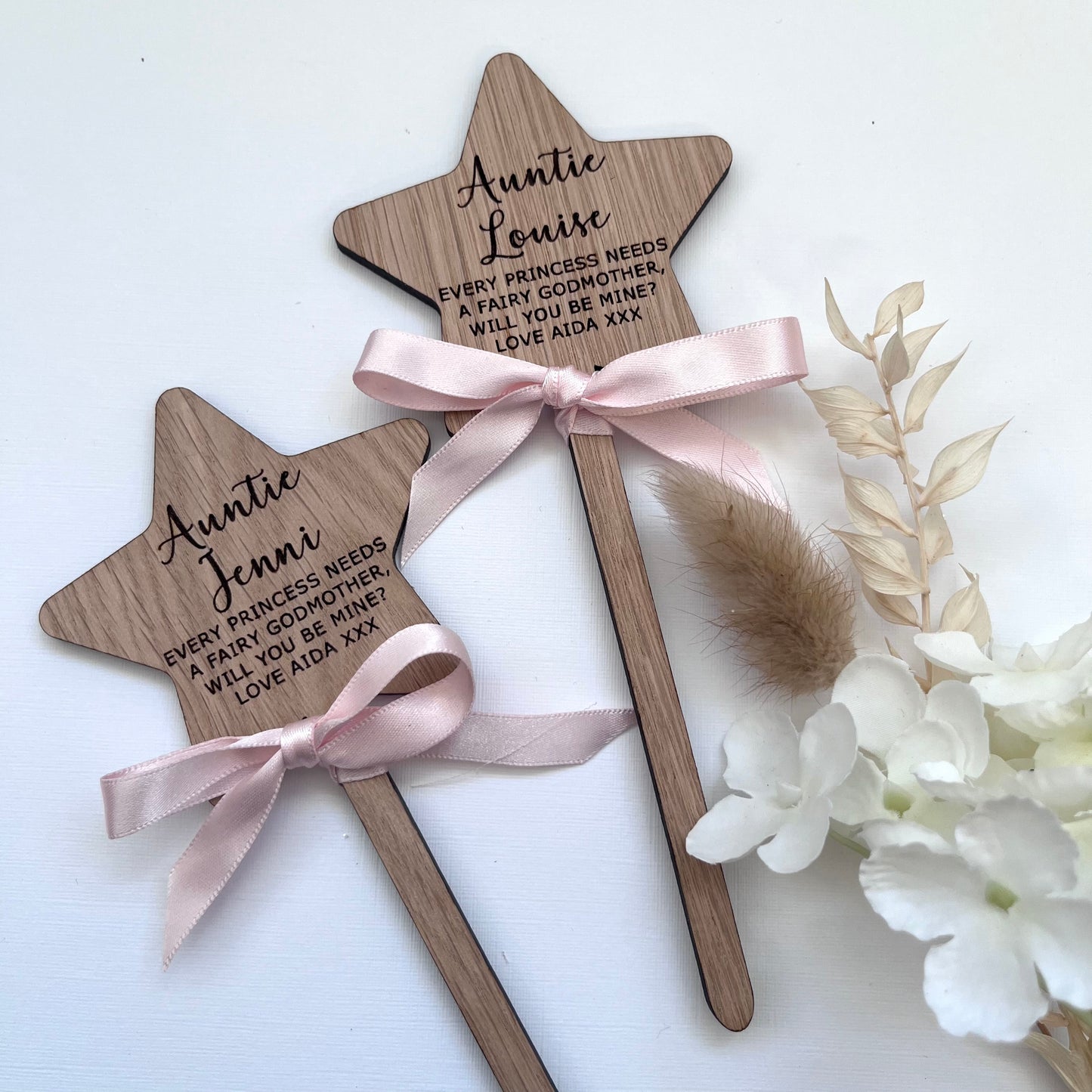 Personalised Fairy Godmother Proposal Wand