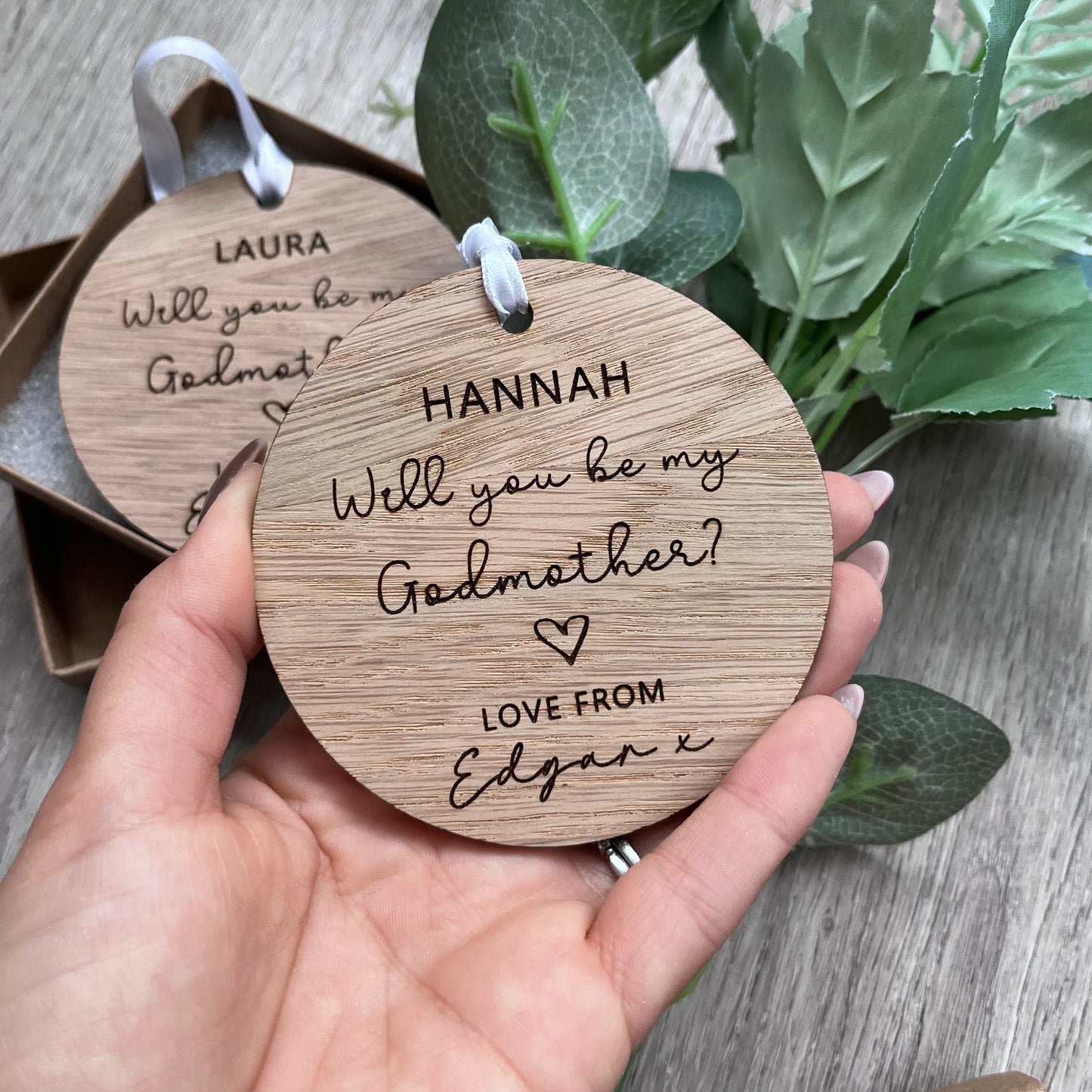 Personalised Godparent Proposal Gift