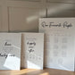 Monochrome Wedding Signage