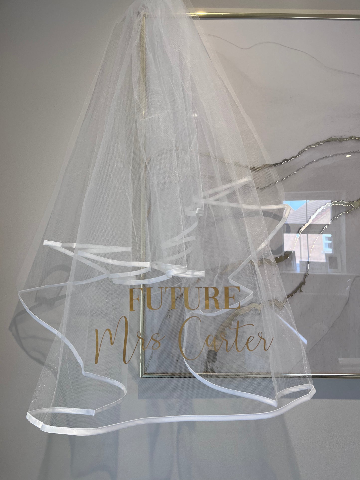 Personalised Bride To Be Veil