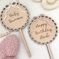 Personalised Wooden Cake Topper - Bow
