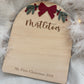 Mistletoes Footprint Plaque