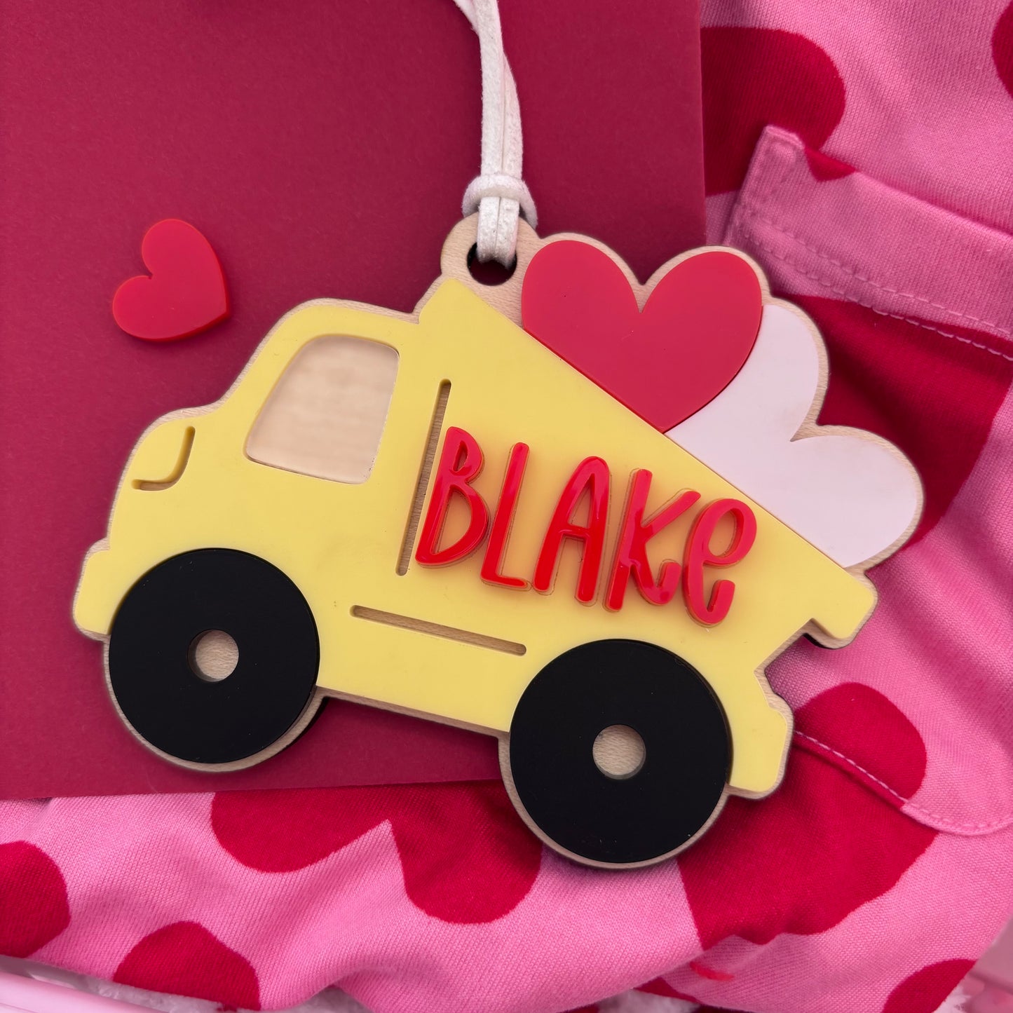 Personalised Love Truck Tag