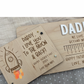 Father’s Day Love you to the Moon FingerPrint Magnet Gift