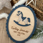 Baby’s First Christmas Rocking Horse Bauble