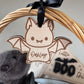 Personalised Bat Halloween Tag