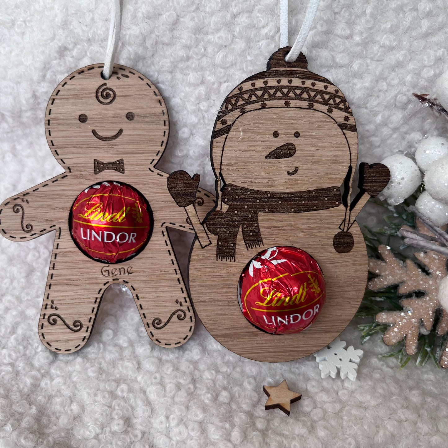 Personalised Tree Bauble - Lindt Chocolate Holder