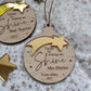 Personalised Thank you for helping me shine Teacher Bauble