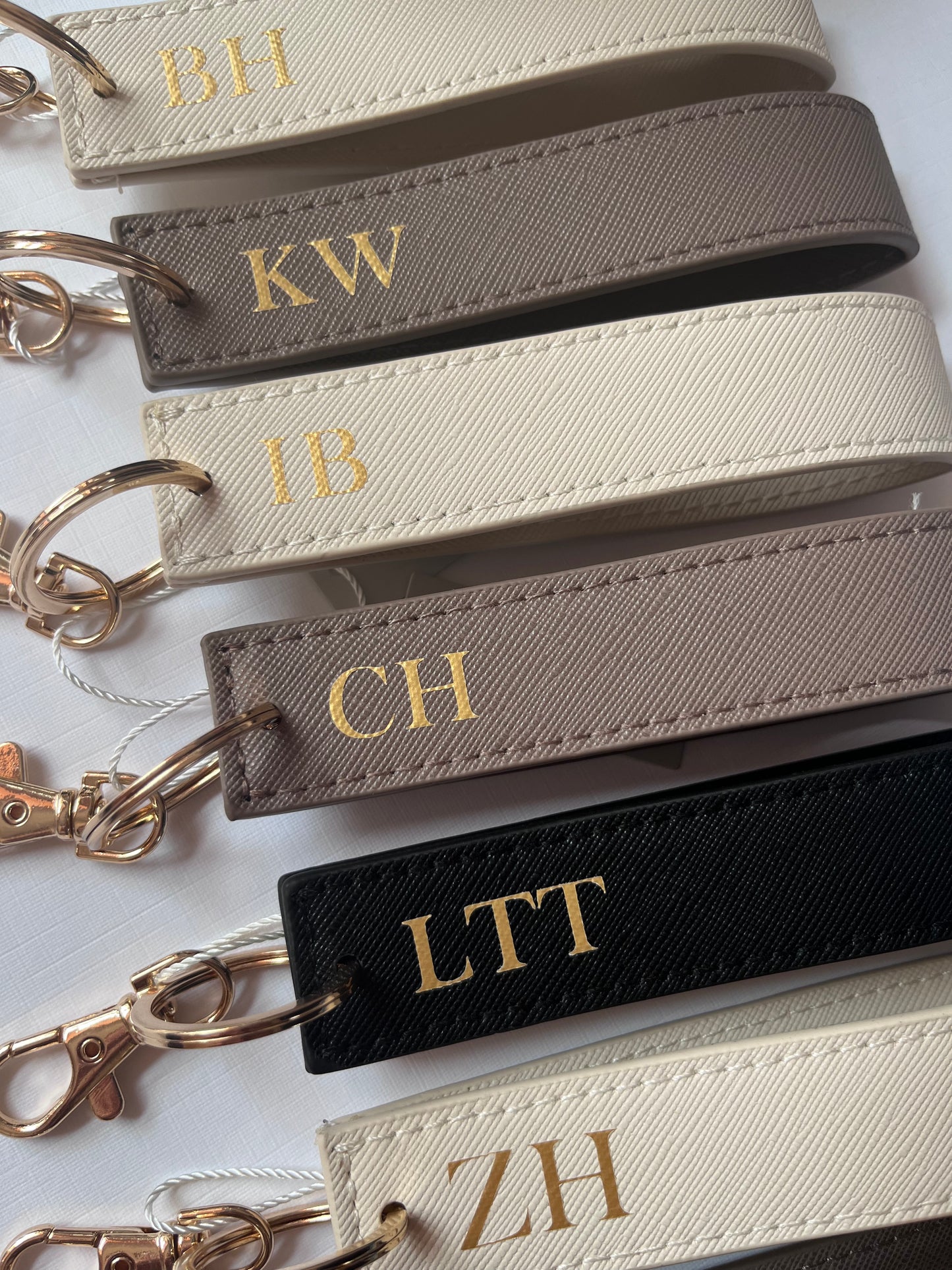 Luxury Monogram Keyring Wristlet