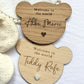 Teddy Name Announcement Plaque