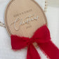 My First Christmas Personalised Plaque - Oval