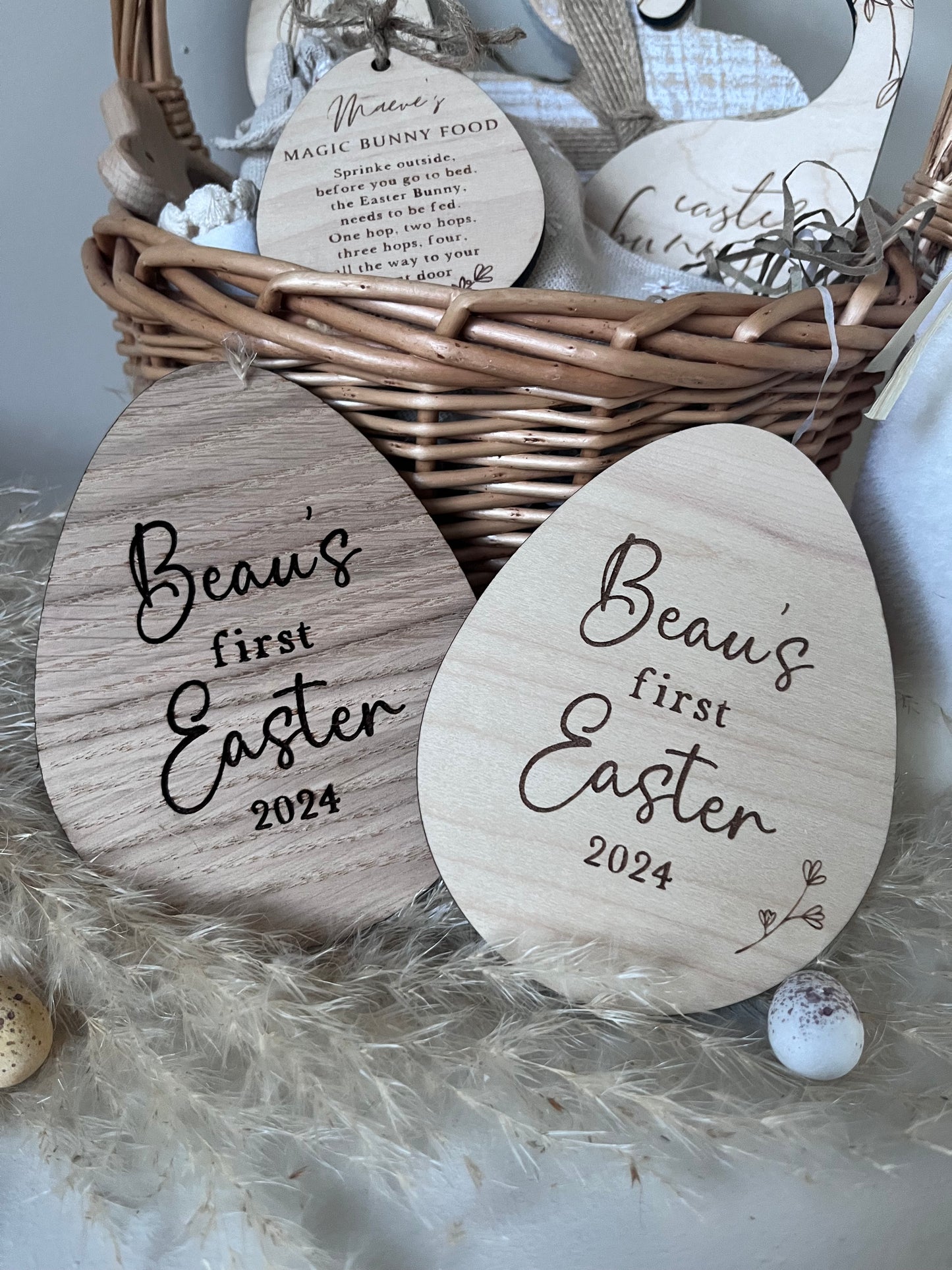 My First Easter Egg Personalised Keepsake Disc