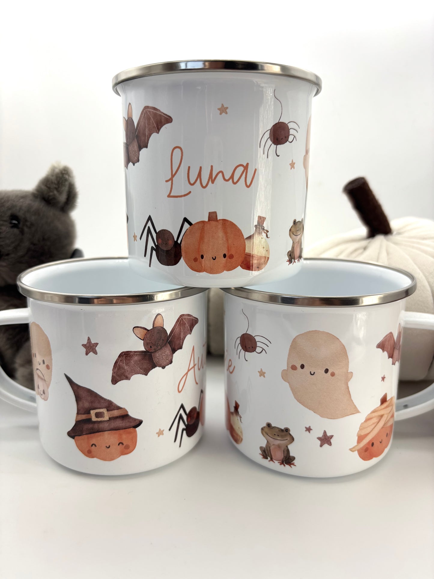 Halloween Cute Pumpkin Mug & Treat bag
