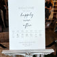 Monochrome Wedding Signage
