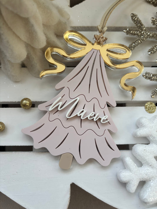 Personalised Christmas Tree Bauble