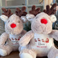 Personalised Rudolf Plush - Santa sleigh